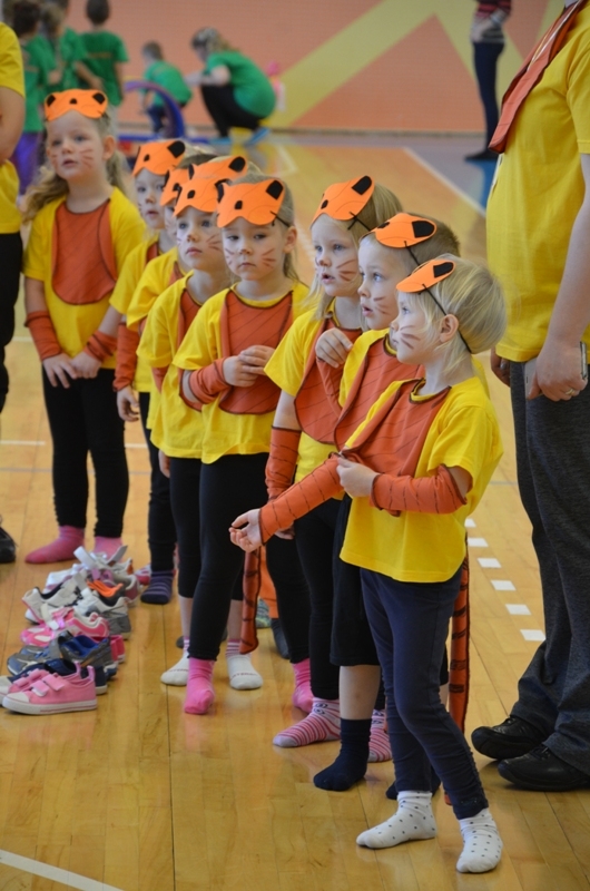 Mārupes novada pirmsskolas izglītības iestāžu sporta diena (3.–4.g.v.) 27.10.2015.