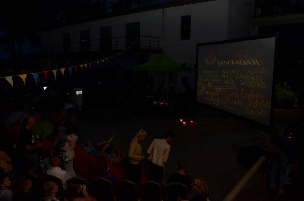 Brīvdabas kino atklāšanas svētki Mārupē, 03.08.2017.