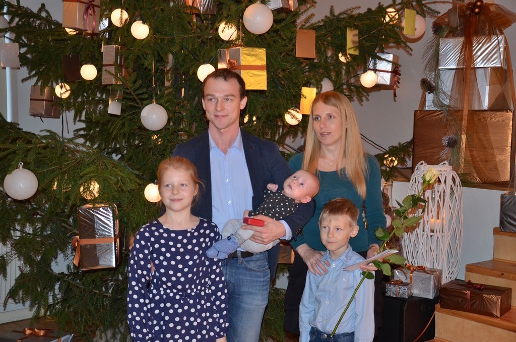 Jaundzimušo sveikšanas pasākums “Esmu mazais mārupietis”, 19.12.2015.