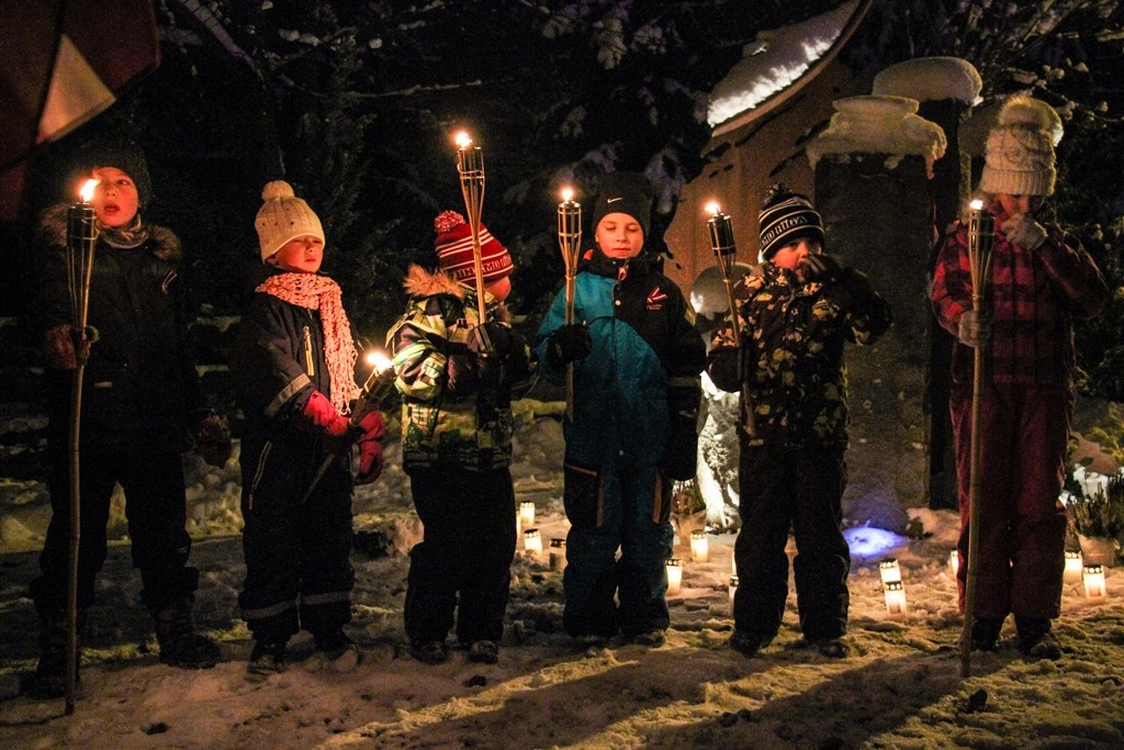 Mārupes novadā atzīmē Lāčplēša dienu, 11.11.2016.