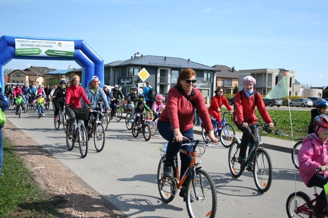 Tautas velobrauciens “Zaļi dzīvot Mārupē!”, 04.05.2015.