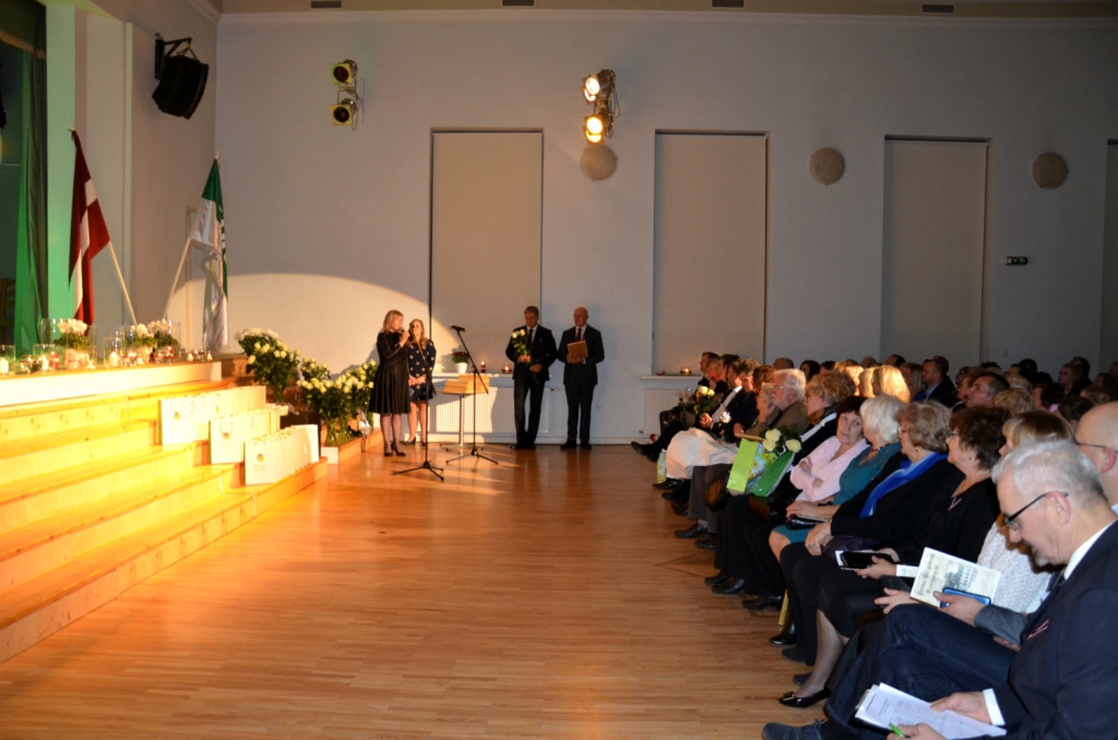 Svinīgs sarīkojums par godu Latvijas valsts svētkiem 17.11.2015.
