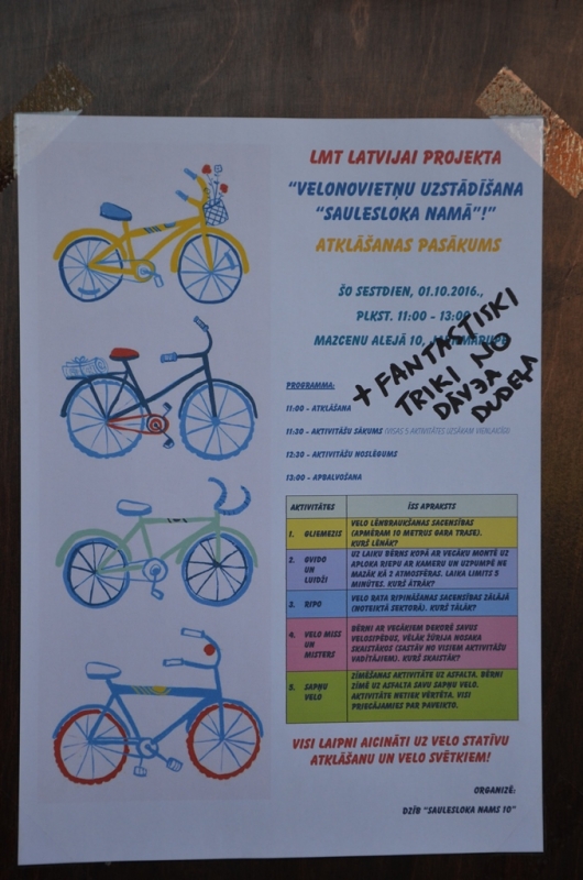 Atjaunotā skeitparka un uzstādīto velonovietņu atklāšana Jaunmārupē, 01.10.2016.
