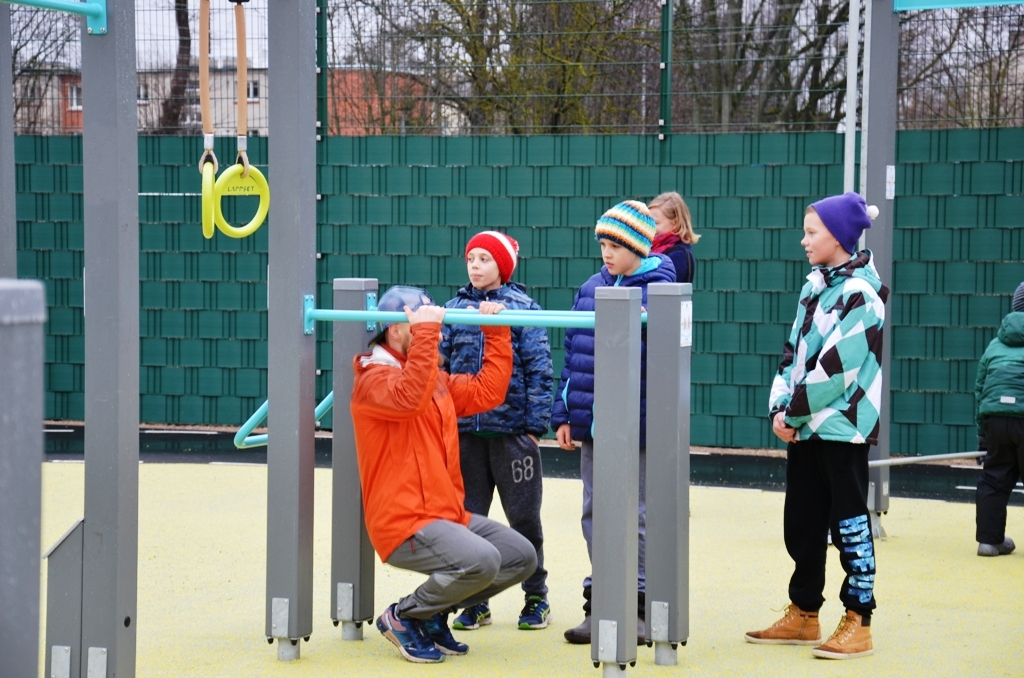 Gerberu ielas sporta laukuma atklāšana 22.12.2015.