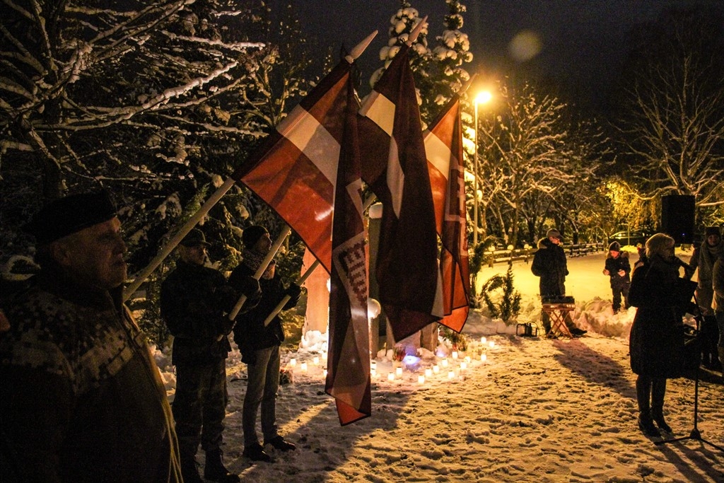 Mārupes novadā atzīmē Lāčplēša dienu, 11.11.2016.