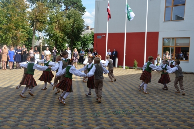Mārupes pamatskolas jaunās piebūves atklāšana, 31.08.2015.