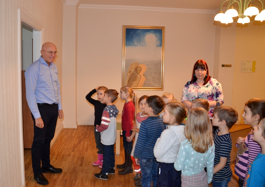 Mārupes PII “Zeltrīti” Ekoskolu Rīcības dienu ietvaros viesojas Domē 06.11.2015.