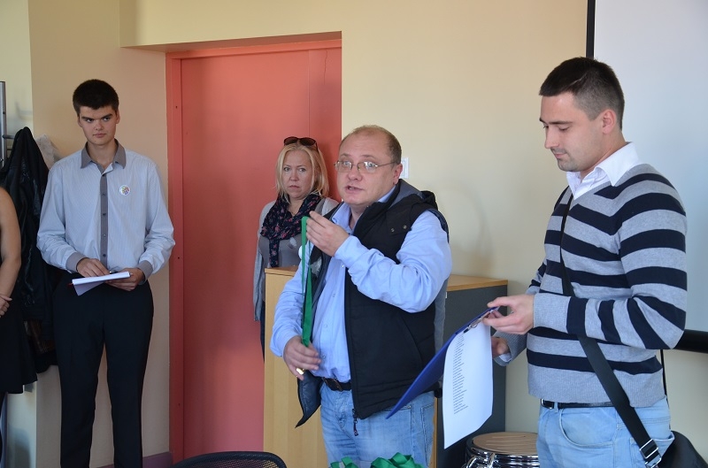 Mārupes novada Jauniešu Domes telpas atklāšana, 26.09.2014.