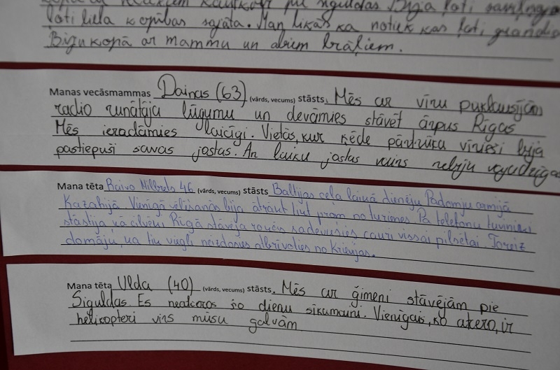 Jaunmārupes pamatskolā atmostas Latvija, atmostas Baltija, 23.10.2014.