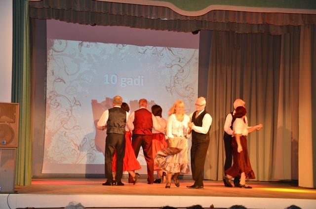 Senioru līnijdeju grupa “Vējiem līdzi” nosvin 10 gadu jubileju, 29.11.2014.
