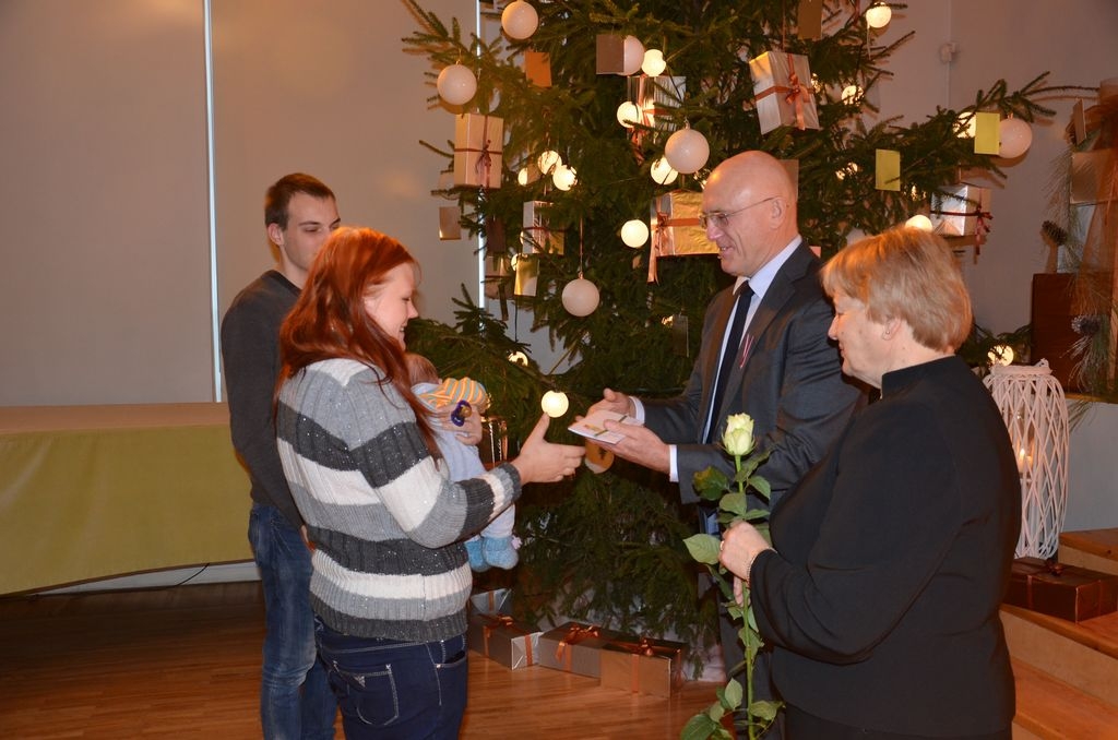 Jaundzimušo sveikšanas pasākums “Esmu mazais mārupietis”, 19.12.2015.