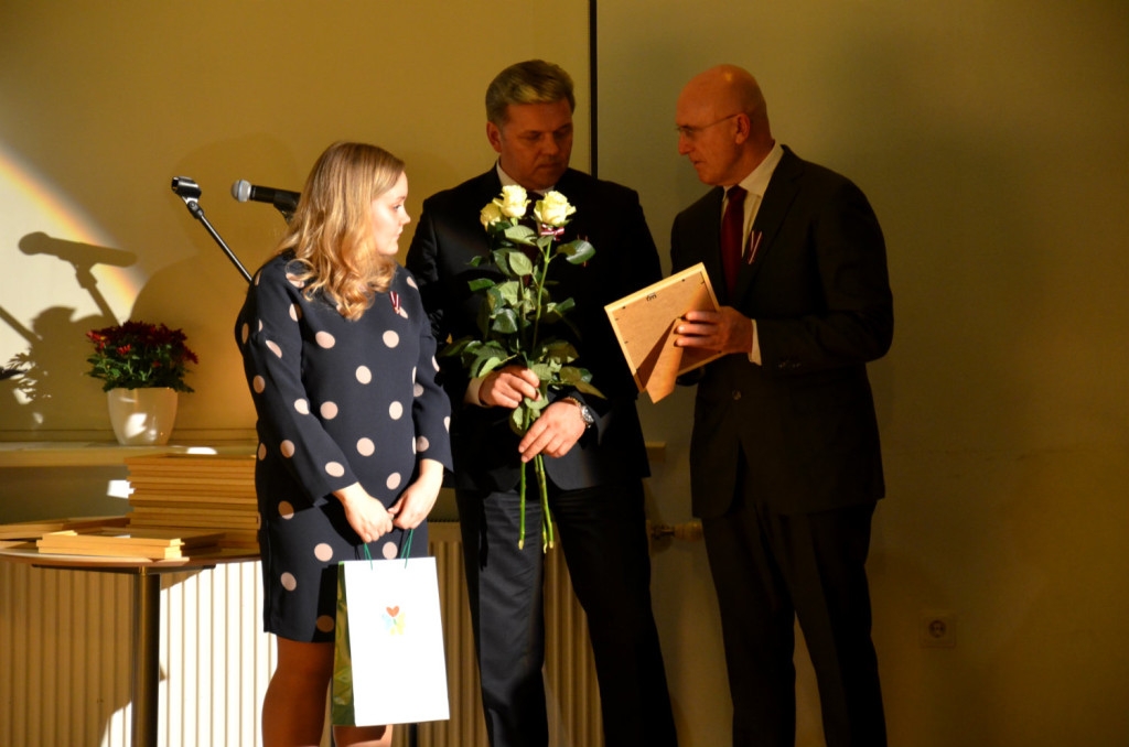 Svinīgs sarīkojums par godu Latvijas valsts svētkiem 17.11.2015.