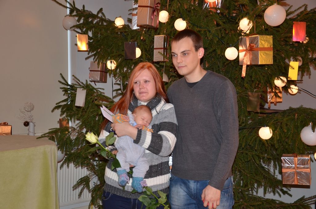 Jaundzimušo sveikšanas pasākums “Esmu mazais mārupietis”, 19.12.2015.