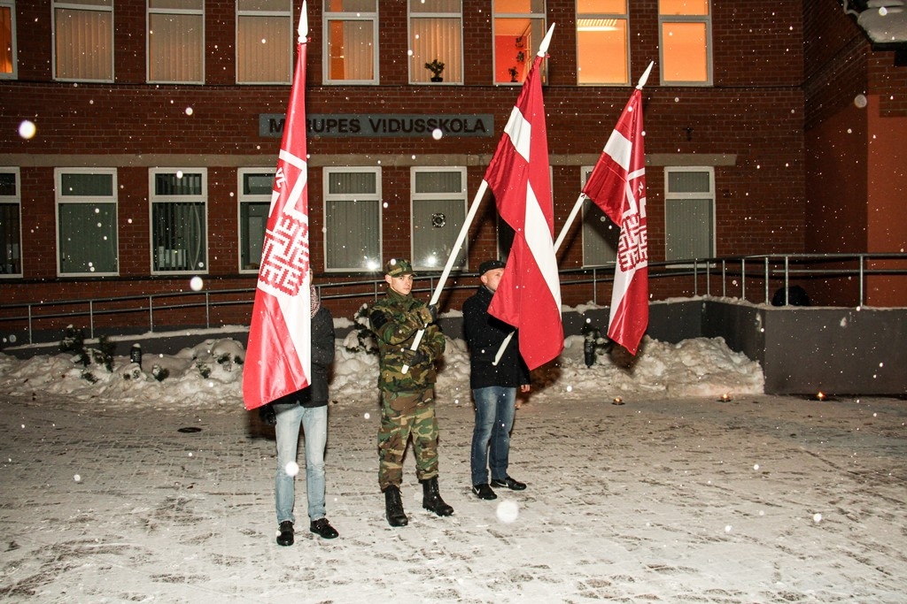 Mārupes novadā atzīmē Lāčplēša dienu, 11.11.2016.