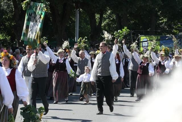 Mārupes novads Dziesmu un deju svētku gājienā, 07.07.2013.