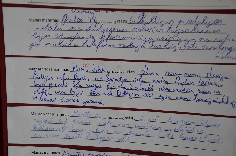 Jaunmārupes pamatskolā atmostas Latvija, atmostas Baltija, 23.10.2014.