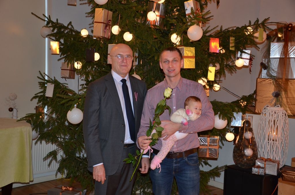 Jaundzimušo sveikšanas pasākums “Esmu mazais mārupietis”, 19.12.2015.