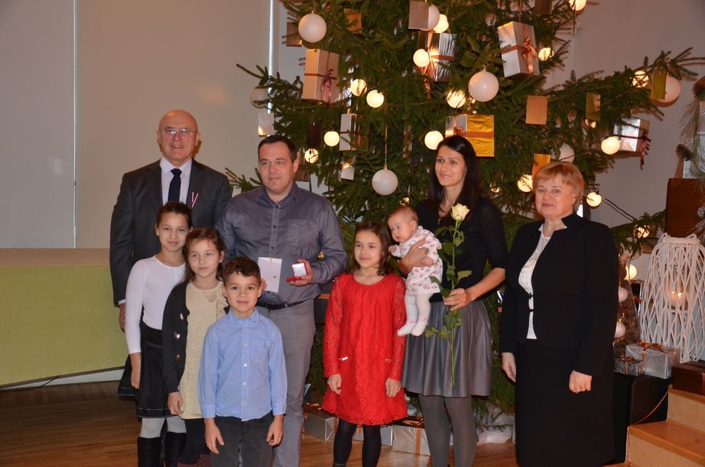 Jaundzimušo sveikšanas pasākums “Esmu mazais mārupietis”, 19.12.2015.