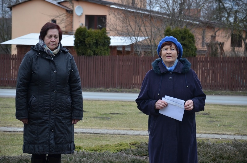 Mārupieši, komunistiskā genocīda upurus pieminot, 25.03.2014.