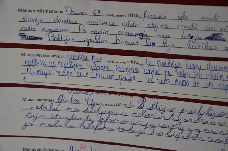 Jaunmārupes pamatskolā atmostas Latvija, atmostas Baltija, 23.10.2014.