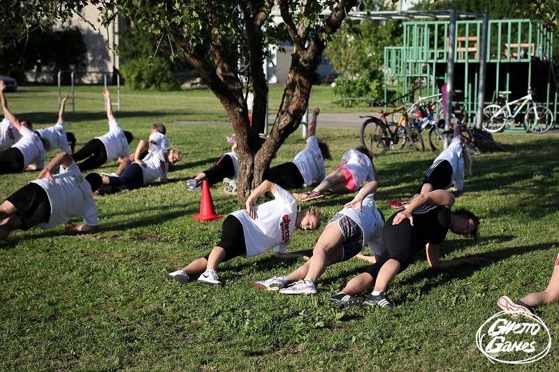 Ghetto Games fitnesa treniņš Tīrainē, 01.06.2015.