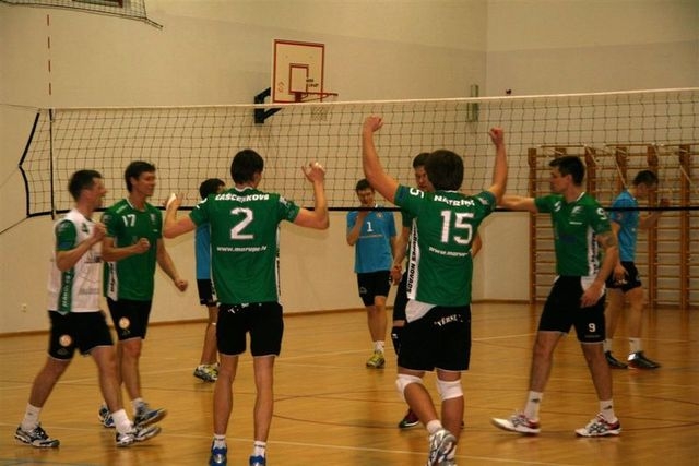 Mārupes volejbolisti cīnās nacionālās līgas finālā, 05.04.2013.