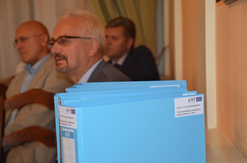 Ūdenssaimniecības infrastruktūras attīstības projekta līgumu slēgšana, 02.07.2014.