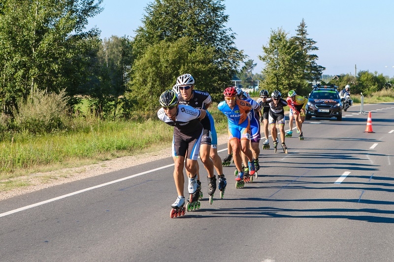 Skrituļošanas maratons Mārupē, 10.08.2014.