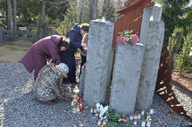 Totalitārā režīma upuru piemiņas diena Mārupē, 25.03.2015.