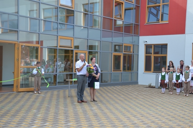 Mārupes pamatskolas jaunās piebūves atklāšana, 31.08.2015.