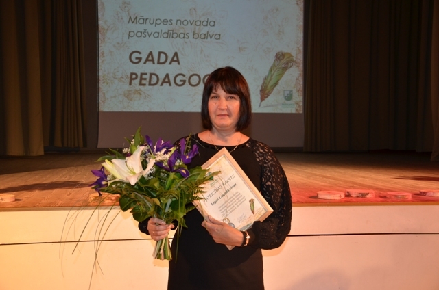 Balvas “Mārupes novada gada pedagogs 2015″ pasniegšana