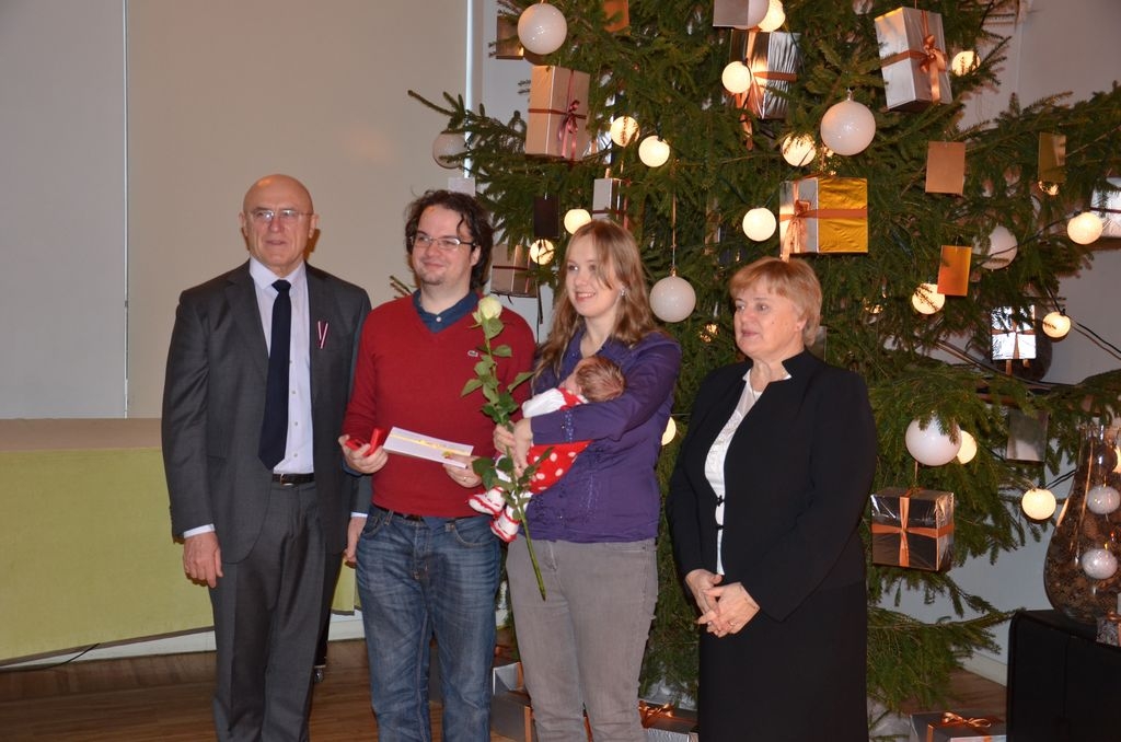 Jaundzimušo sveikšanas pasākums “Esmu mazais mārupietis”, 19.12.2015.