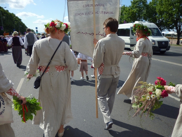 Mārupes novads Dziesmu un deju svētku gājienā, 07.07.2013.