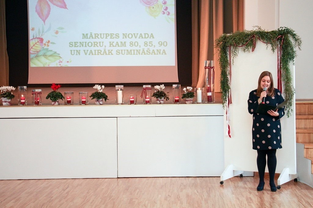 Mārupes novada senioru godināšanas pasākums, 09.11.2016.