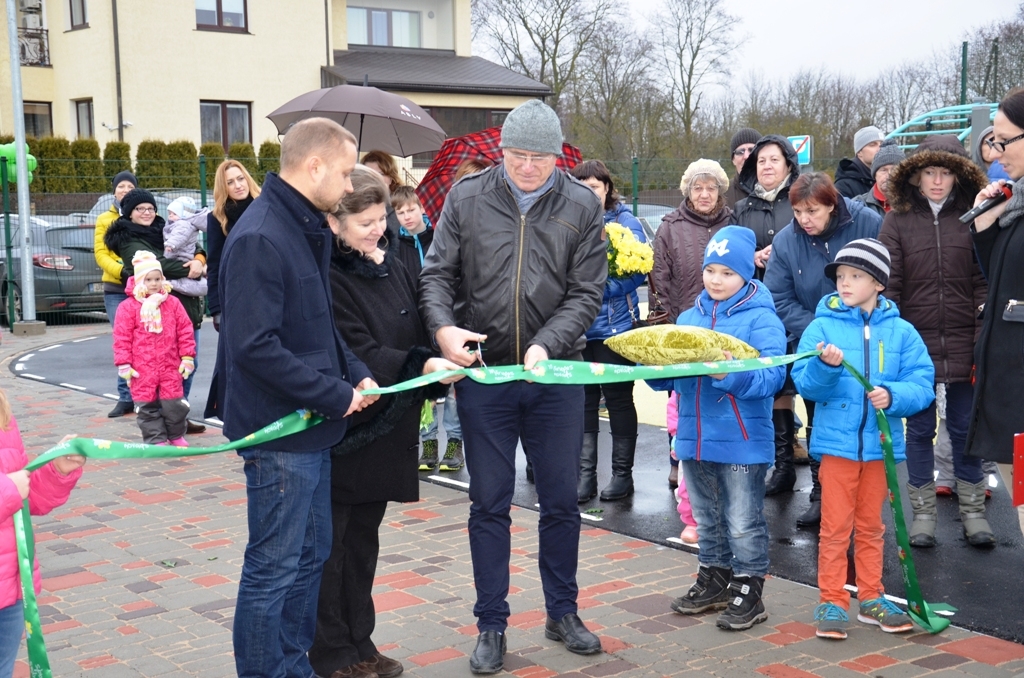 Gerberu ielas sporta laukuma atklāšana 22.12.2015.