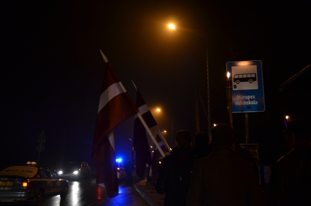 Lāčplēša dienas lāpu gājiens Mārupē, 11.11.2013.
