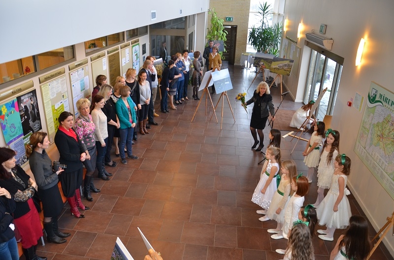 Mārupes novada 90 gadu jubilejas foto izstādes atklāšana, 30.01.2015.