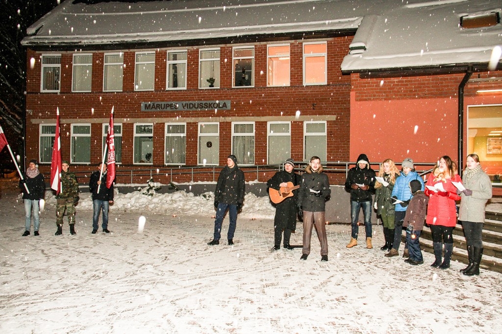 Mārupes novadā atzīmē Lāčplēša dienu, 11.11.2016.
