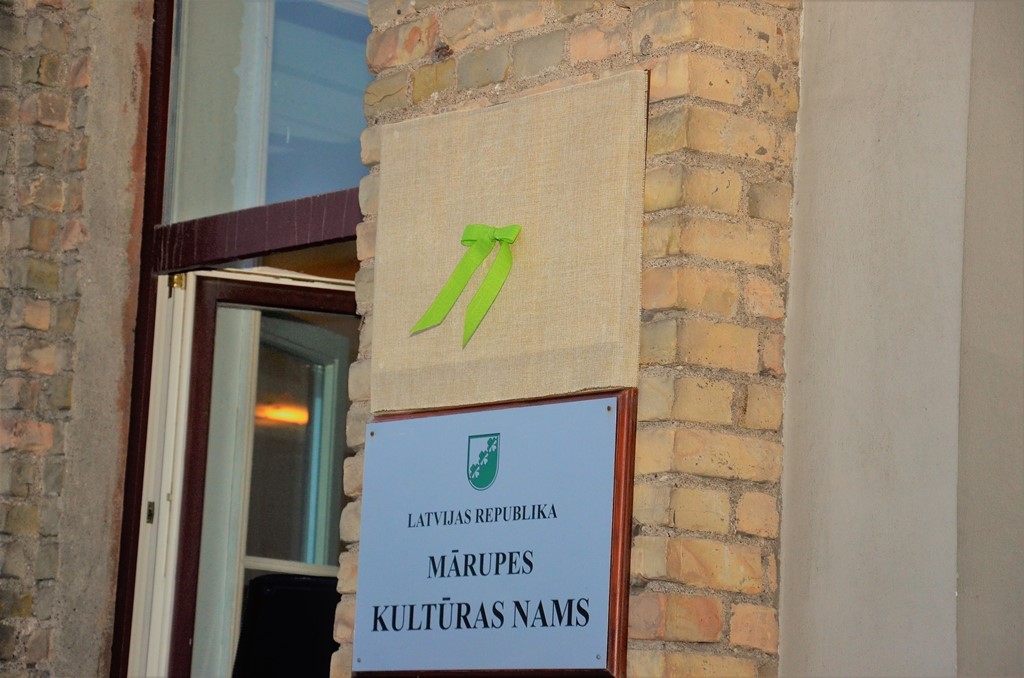 Mārupes Kultūras nama ēkas plāksnes atklāšana, 08.03.2017.