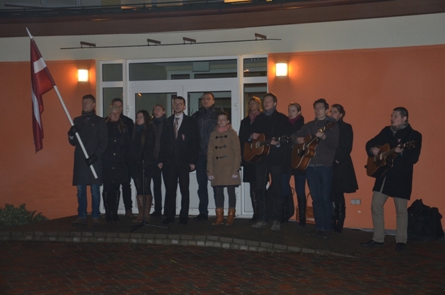 Lāčplēša dienas lāpu gājiens Mārupē, 11.11.2013.