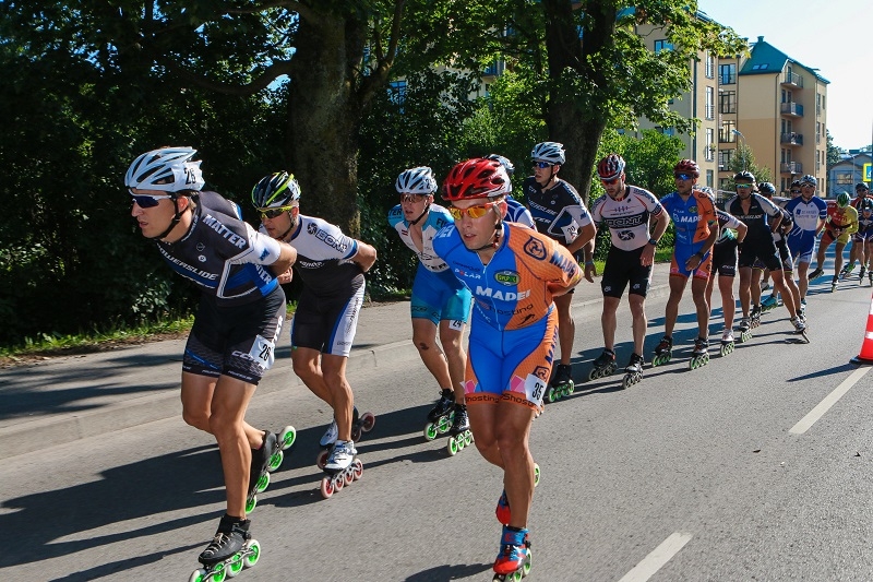 Skrituļošanas maratons Mārupē, 10.08.2014.