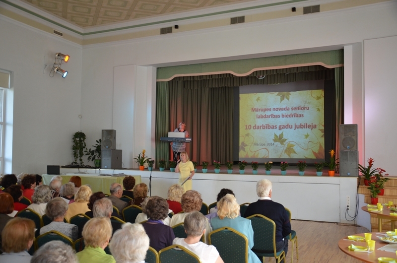 Mārupes senioru labdarības biedrības 10 gadu jubileja, 20.09.2014.