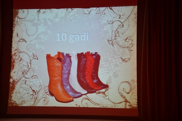 Senioru līnijdeju grupa “Vējiem līdzi” nosvin 10 gadu jubileju, 29.11.2014.