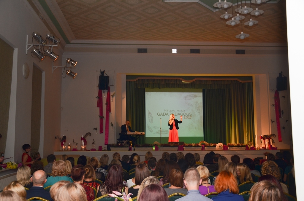 Ceremonija "Mārupes novada Gada pedagogs 2017"