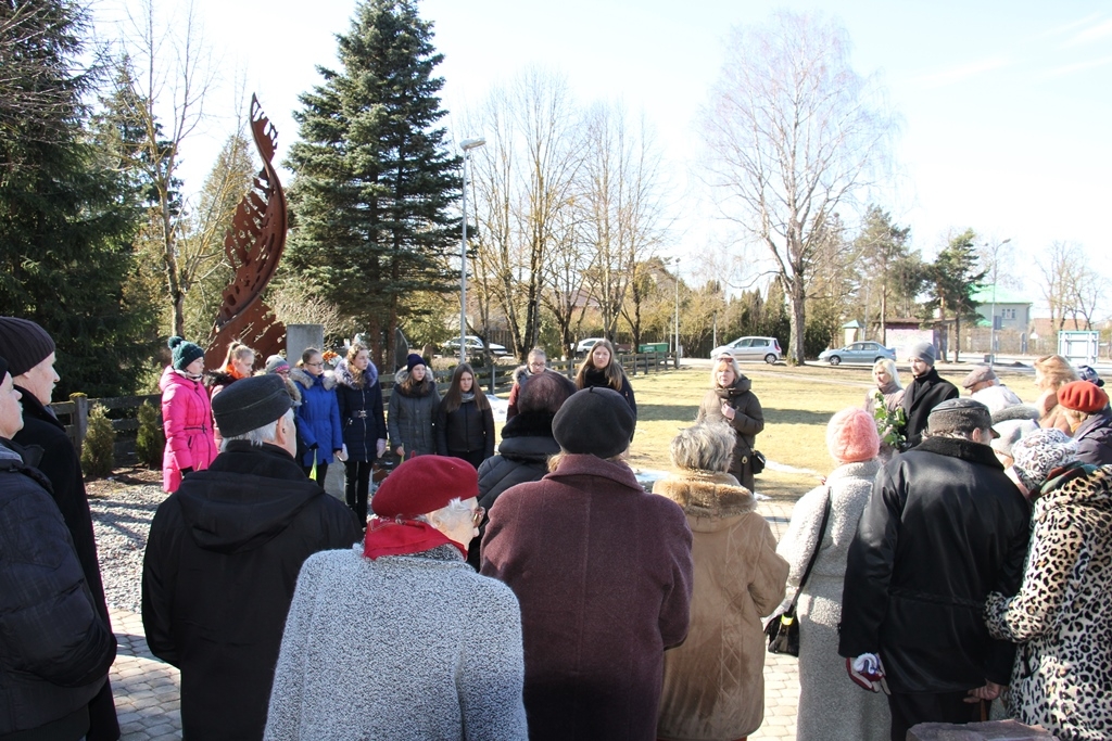 Komunistiskā genocīda upuru piemiņas diena Mārupē, 24.03.2018.