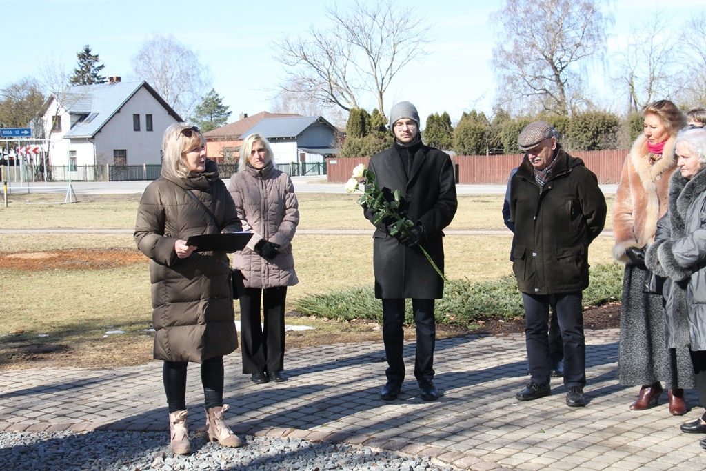 Komunistiskā genocīda upuru piemiņas diena Mārupē, 24.03.2018.