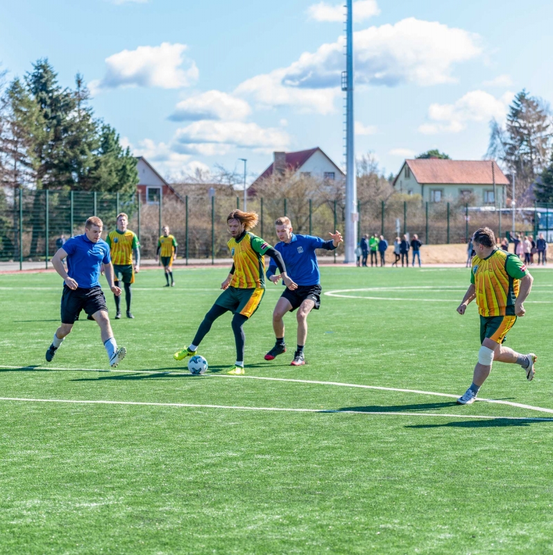 Jaunmārupes pamatskolas stadiona atklāšana, foto: L.Līvzinieks 21.04.2018.