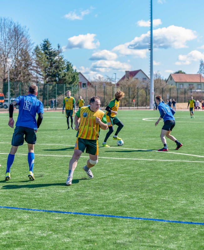 Jaunmārupes pamatskolas stadiona atklāšana, foto: L.Līvzinieks 21.04.2018.