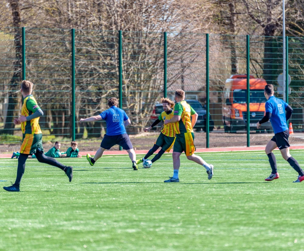 Jaunmārupes pamatskolas stadiona atklāšana, foto: L.Līvzinieks 21.04.2018.