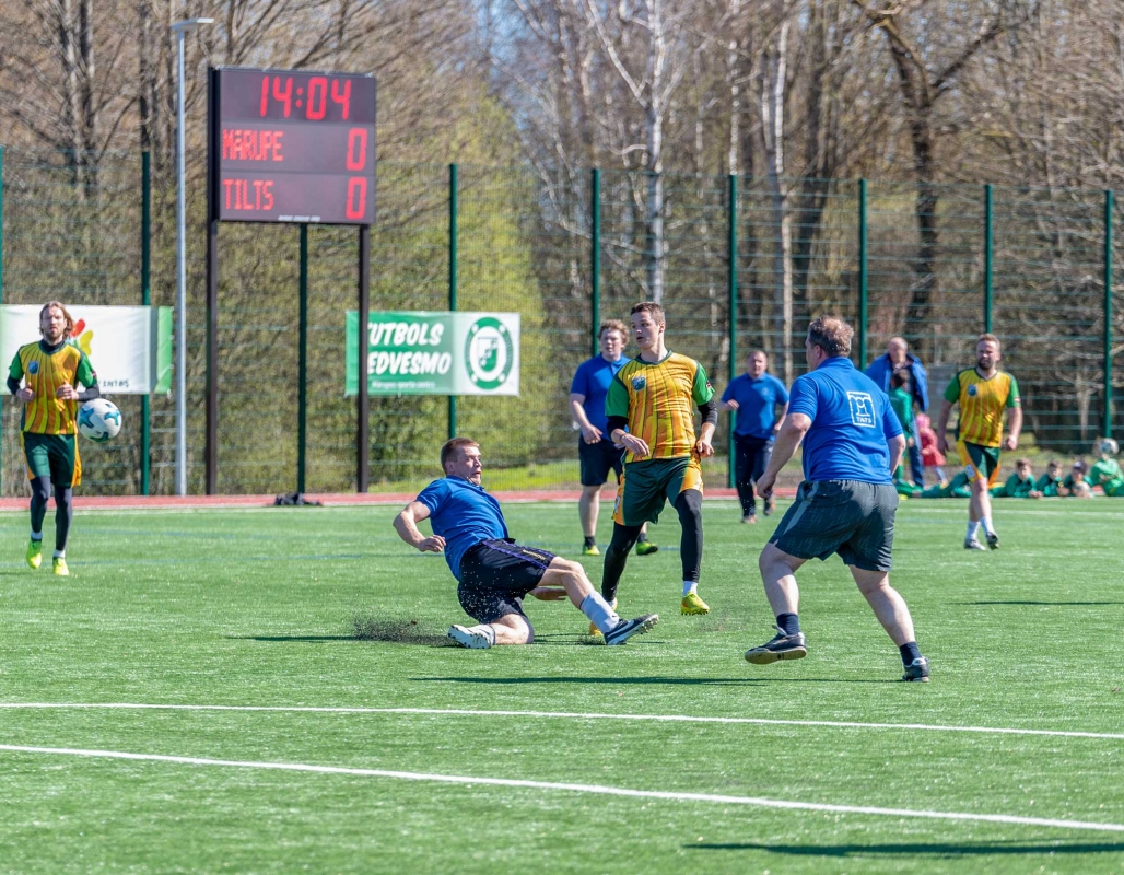 Jaunmārupes pamatskolas stadiona atklāšana, foto: L.Līvzinieks 21.04.2018.